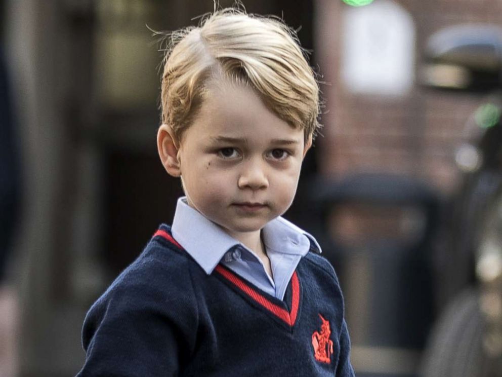 Prince George Heads To 1st Day Of Primary School Hand In Hand With ...