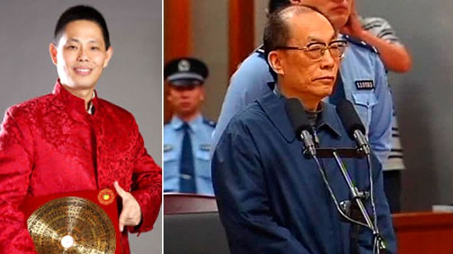 PHOTO: Dr. Zheng Jianwei, left, is a feng shui master to top govt officials and charges $30,000 for a speech. Chinas former railways minister, Liu Zhijun, attends a trial for charges of corruption and abuse of power at a courthouse in Beijing, June 9, 20