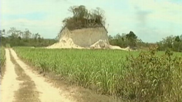 Video: Mayan Mess: Ancient Pyramid Destroyed by Road Crew