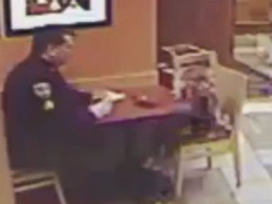 WATCH: Police officer has adorable dinner date with girl