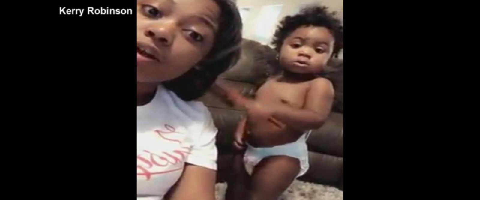 1-year-old baby girl goes viral for mimicking mom ...
