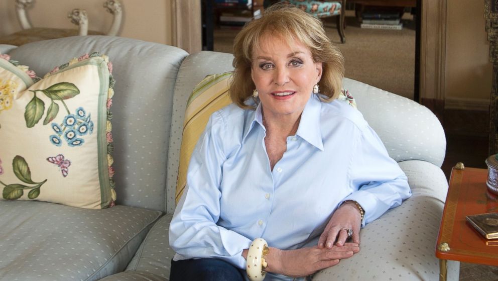 PHOTO: Barbara Walters at her New York home, April 30, 2014.