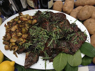 PHOTO: Chef Spike Mendelsohns Portabella Steaks and Fries