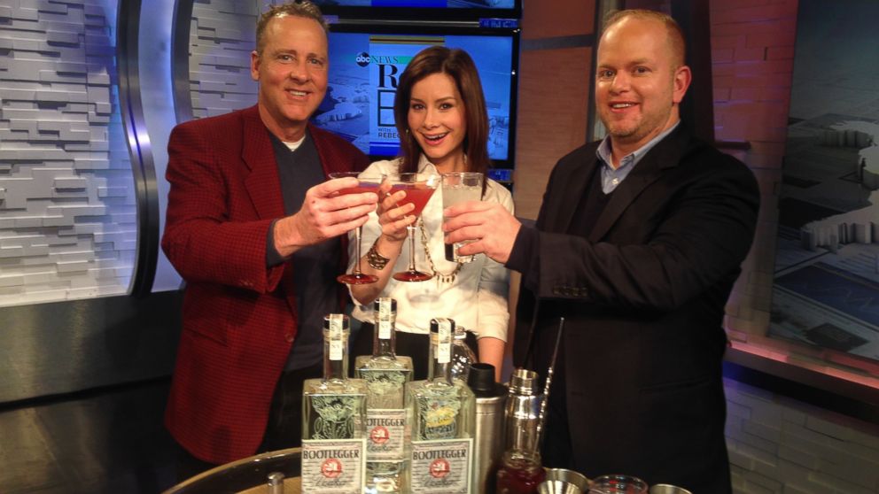 PHOTO: Holiday cocktails on Real Biz With Rebecca Jarvis.