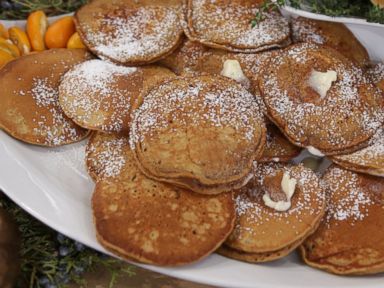 PHOTO: Emeril Lagasses recipe for gingerbread pancakes.