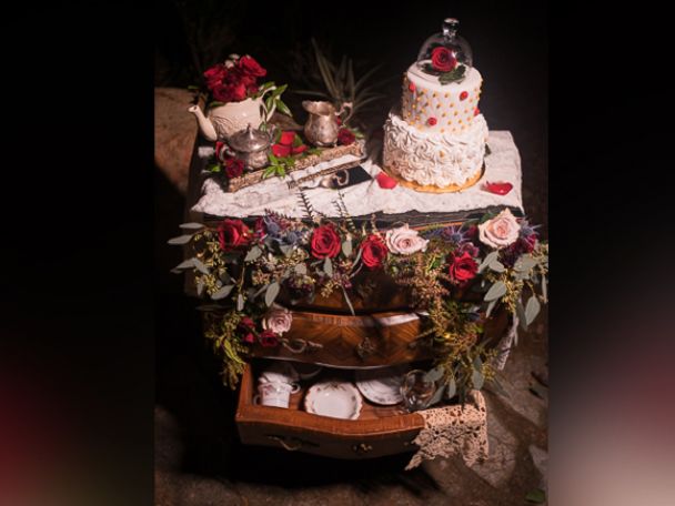 PHOTO: This Beauty and the Beast-themed wedding shoot will have fans falling in love with the classic tale all over again.