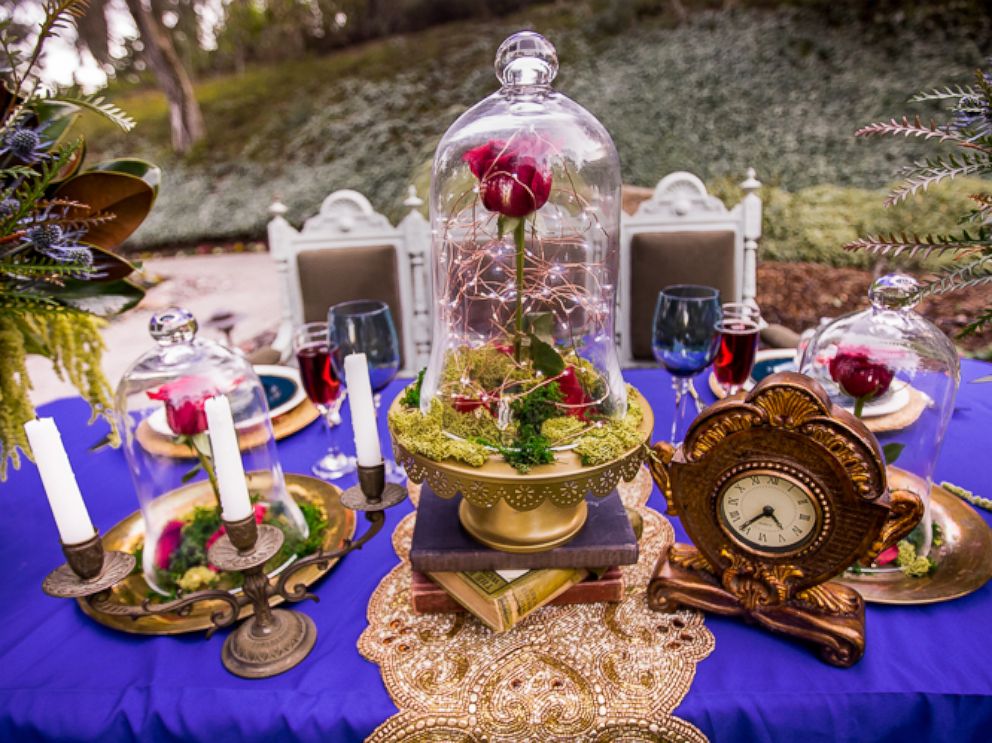 Enchanting ‘Beauty and the Beast’ wedding shoot will