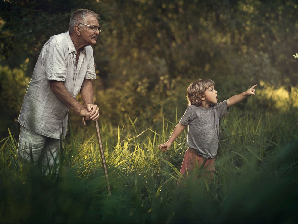 PHOTO: Photographer Ivette Ivens captures the bond between grandparents and grandchildren in her new series Generations.