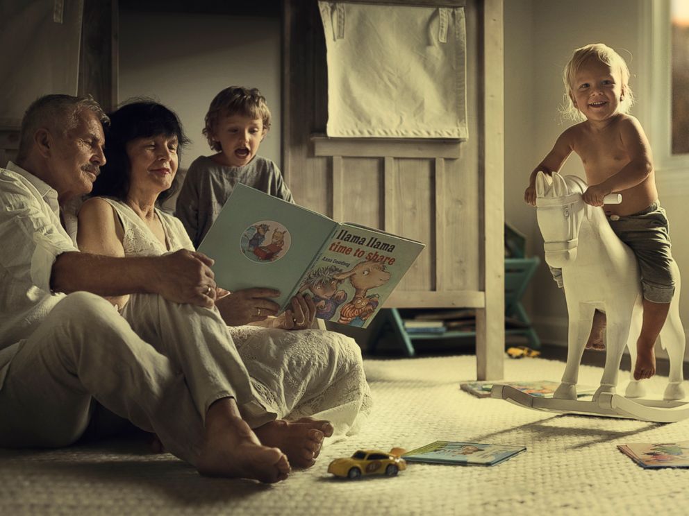 PHOTO: Photographer Ivette Ivens captures the bond between grandparents and grandchildren in her new series Generations.