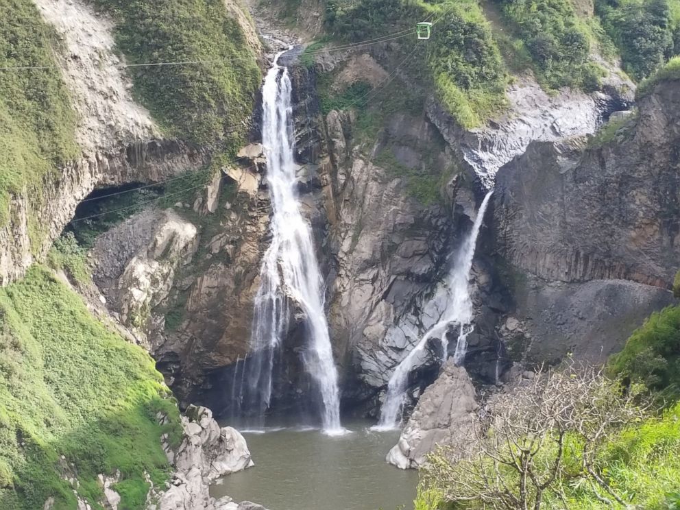 PHOTO: La Casa Verde is located in Banos, Ecuador, and is near the Agoyan waterfall and the Rio Pastaza, a tributary of the Amazon River.