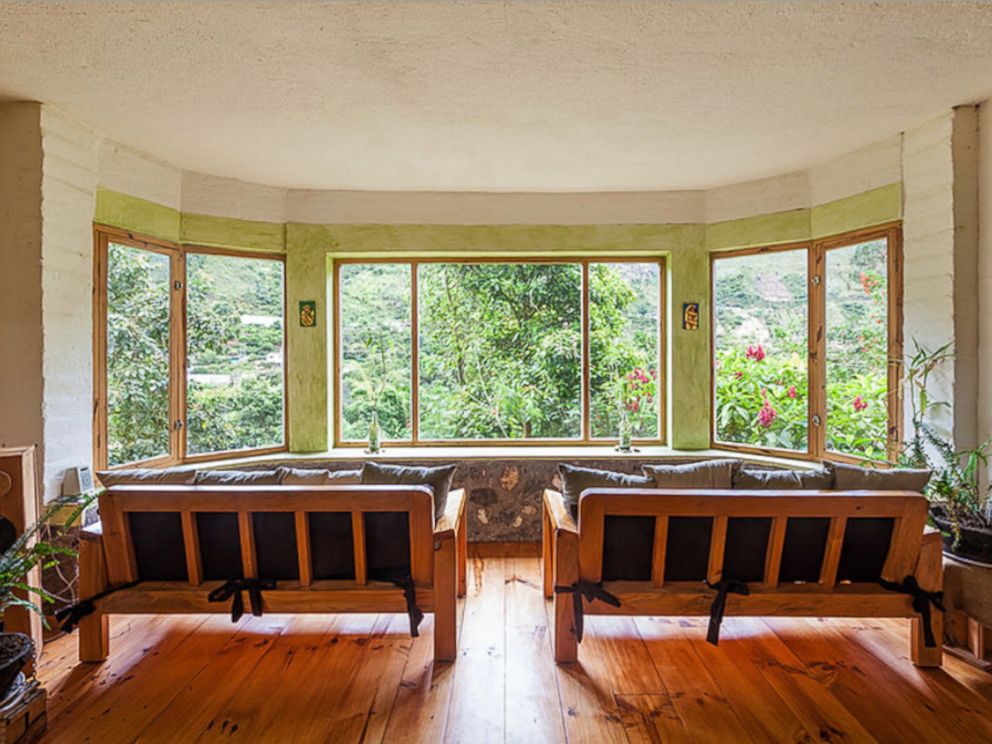 PHOTO: La Casa Verde has huge windows perfect for bird watching, including the hummingbirds that frequent the property.