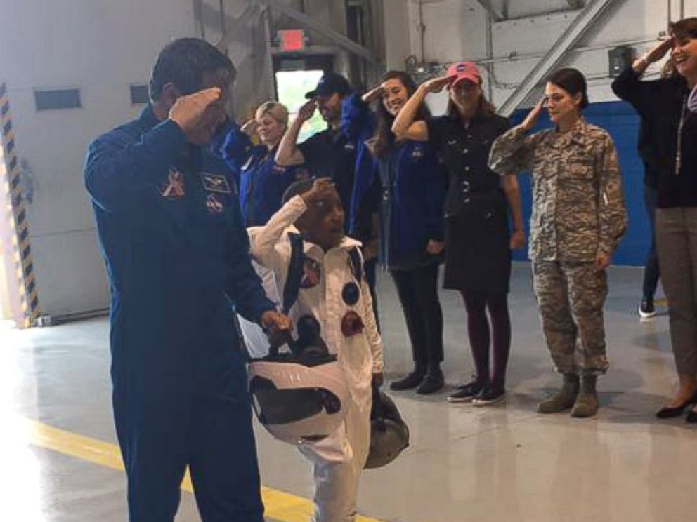 PHOTO: Zayden Wright, 7, saw his wish of traveling to Saturn come true thanks to the help of virtual reality and and Make-A-Wish Georgia.