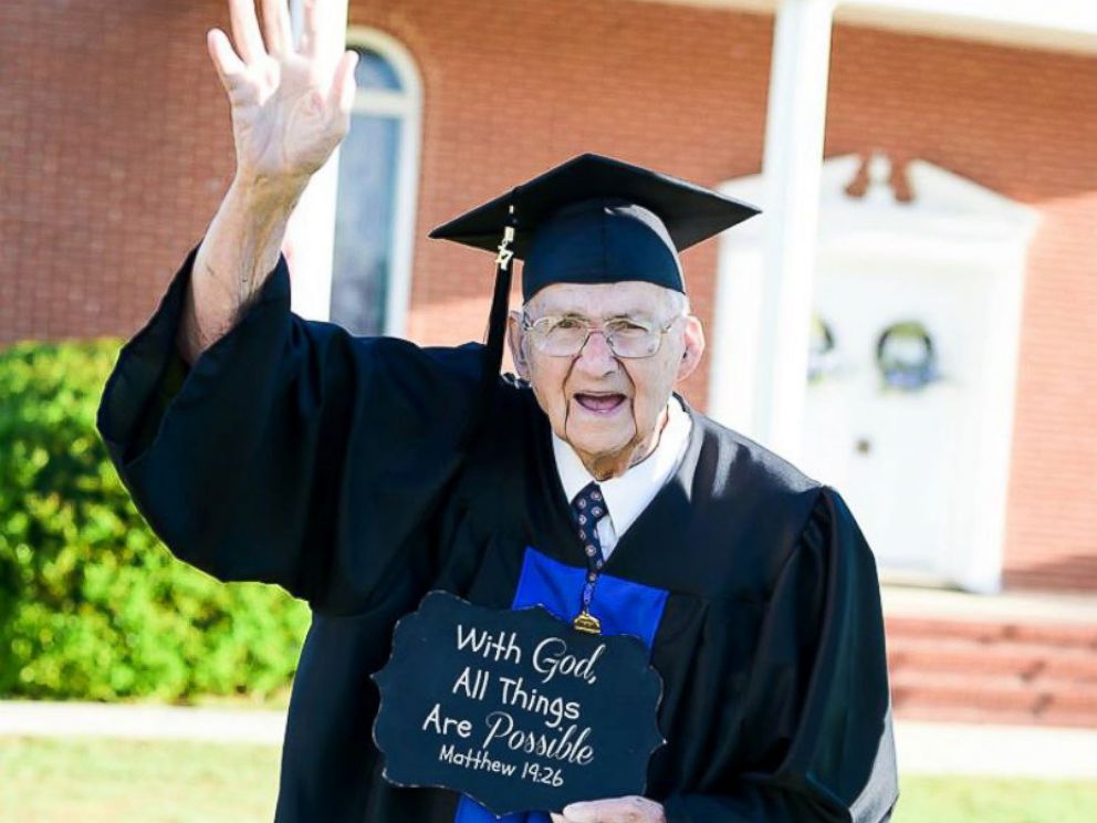 PHOTO: Horace Sheffield of Barnesville, Georgia, graduated from Shorter University with his Bachelor of Science in Christian studies.