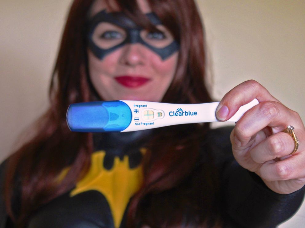 PHOTO: James and Alisha Doherty, of Nashville, wore costumes for a super hero-themed pregnancy announcement.