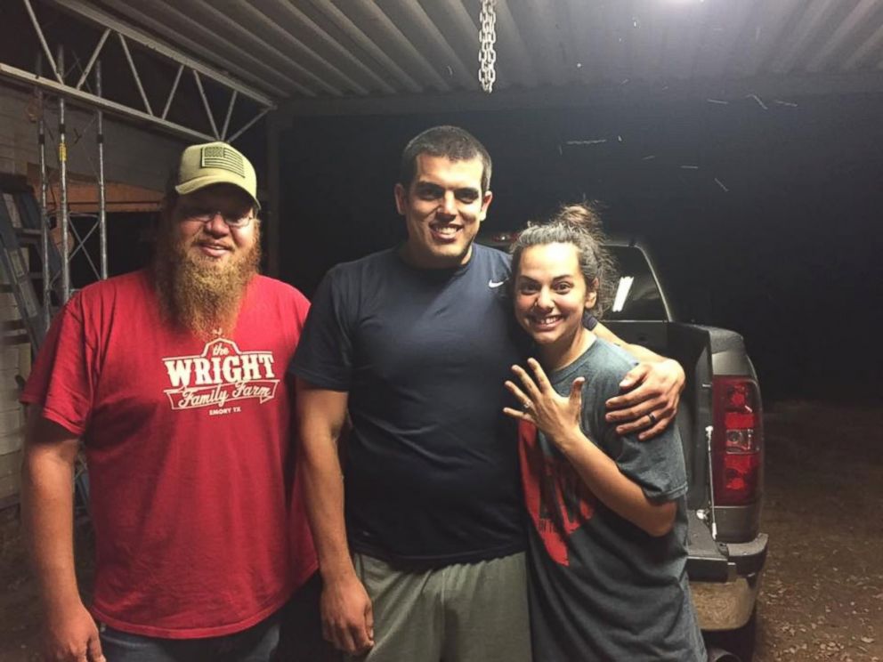 PHOTO: Hobby metal detector Nathan Wright found Ariel Dukes wedding rings among the debris after a tornado destroyed her Canton, Texas, home.