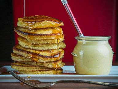 PHOTO: Eggnog pancakes.