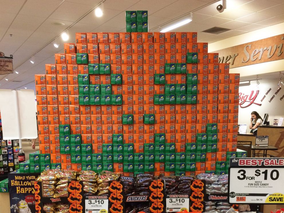 PHOTO: Halloween displays are already in stores.