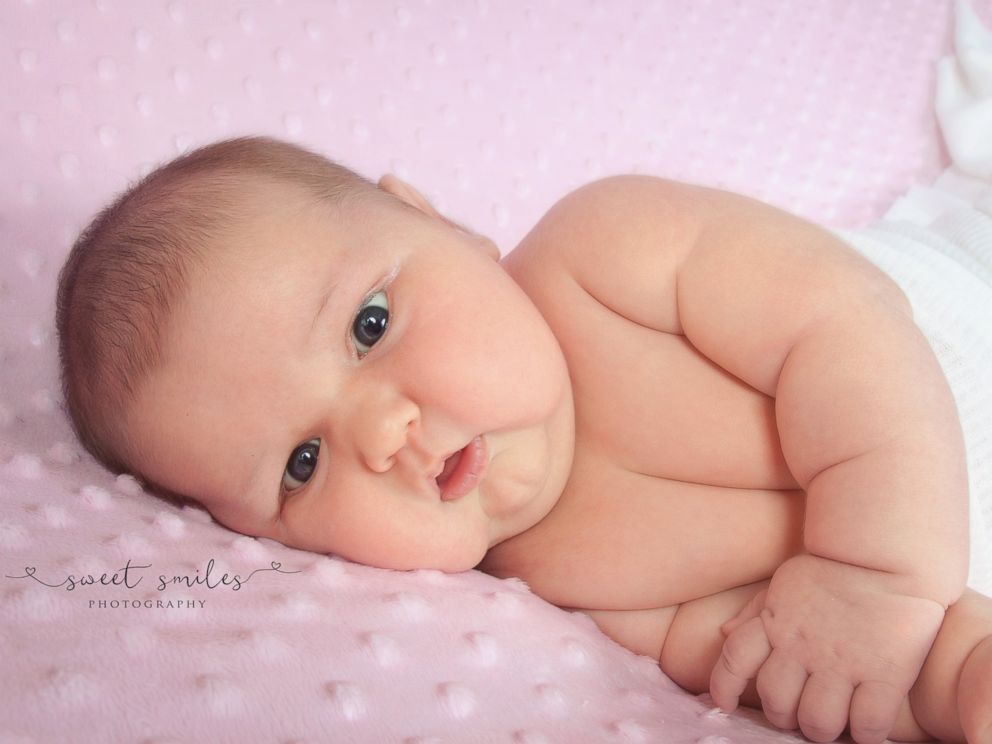 PHOTO: Chrissy Corbitt of Keystone Heights, Fla., gave birth to 13-pound, 5-ounce newborn, Carleigh Corbitt, on May 15, 2017.