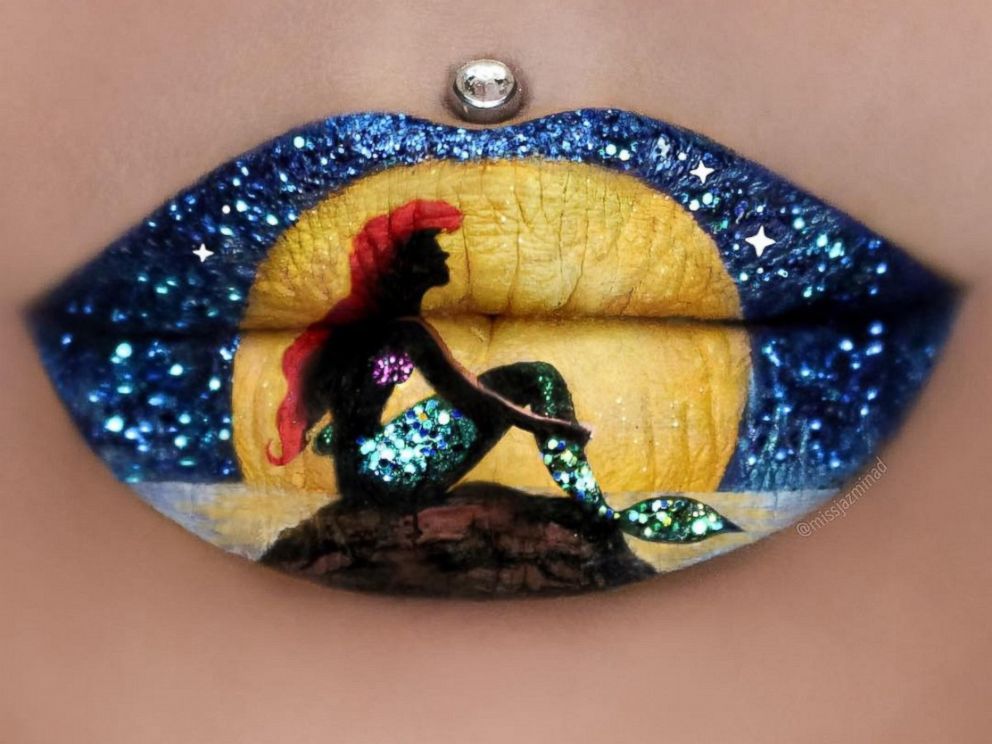 Whimsical Lip Art by Jazmina Daniel