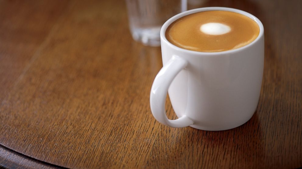 PHOTO: Starbucks new flat white drink.