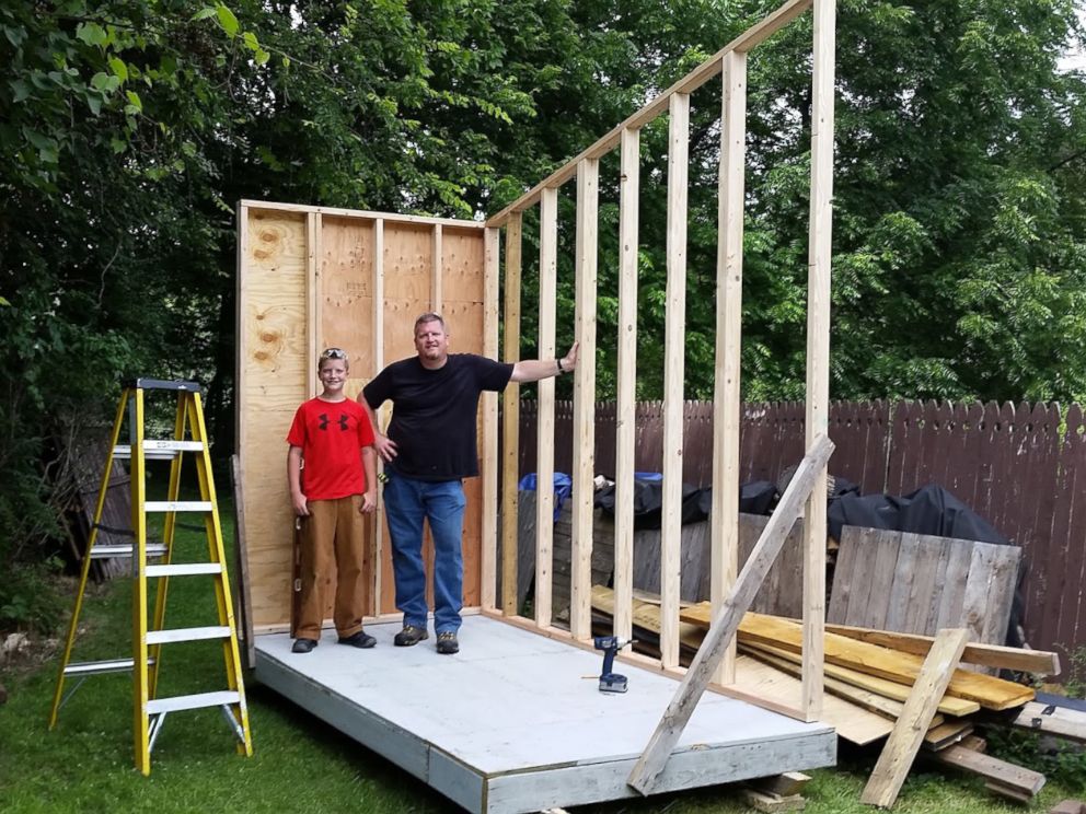 13 year old Builds 1 500 Tiny House In Family s Backyard ABC News