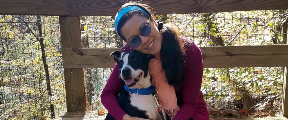PHOTO: Jackie the shelter dog is loving life this week at home with her foster mom, Chi-Wai Sperry.