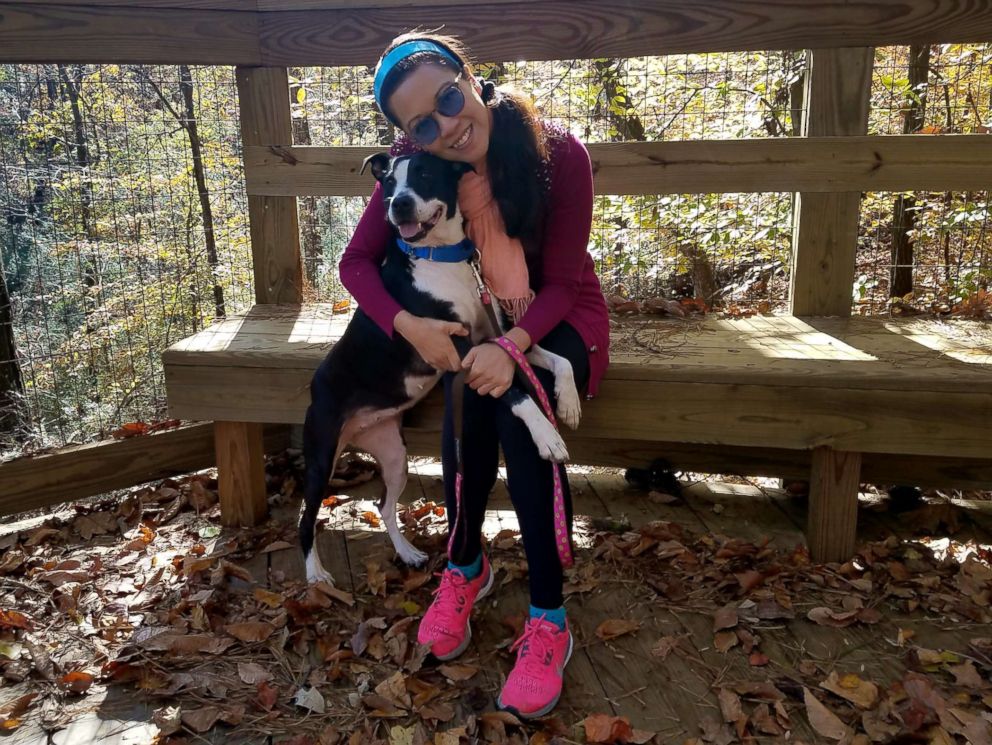 PHOTO: Jackie the shelter dog is loving life this week at home with her foster mom, Chi-Wai Sperry.