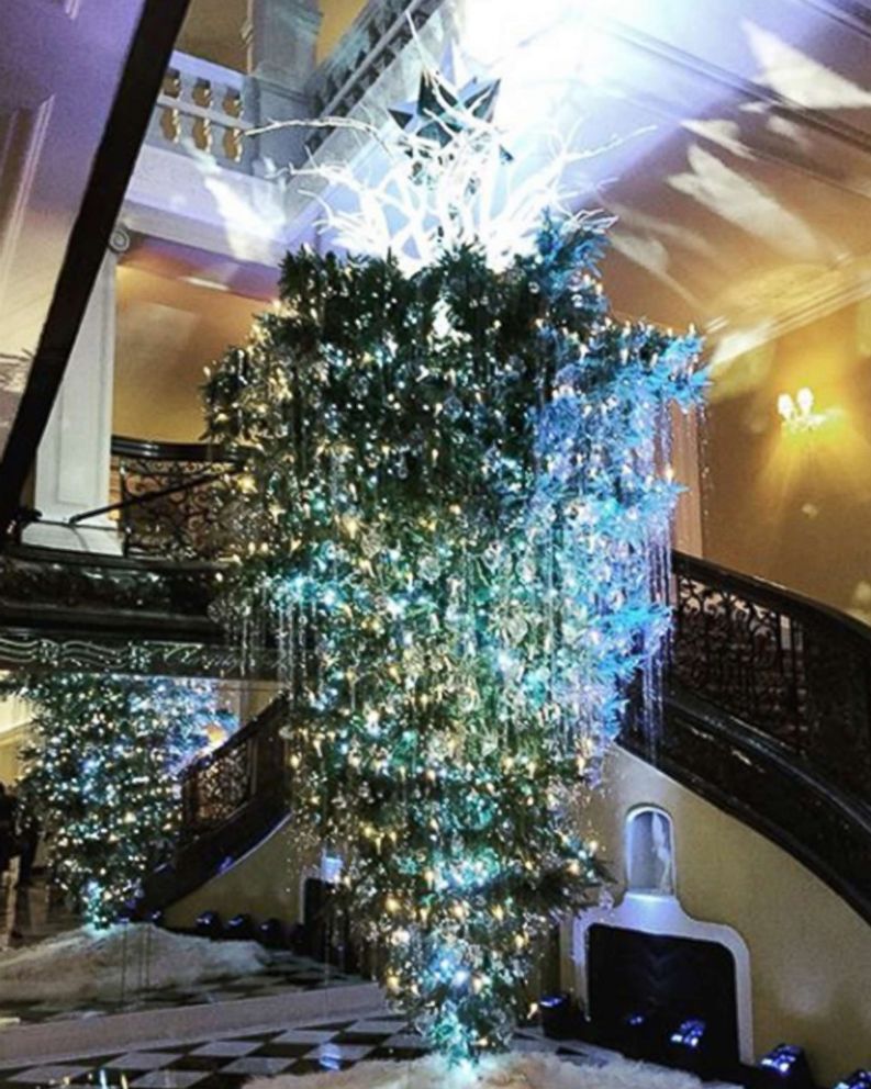 People are flipping out over upside-down Christmas trees this season - ABC News