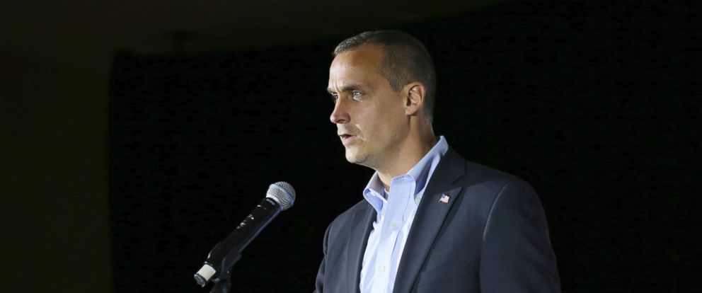 PHOTO: Corey Lewandowski, the former campaign manager for President Donald Trump, speaks during an event in Manchester, N.H., in this Nov. 9, 2017 file photo.