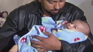 PHOTO: Calif. baby of slain mother reuninted with family