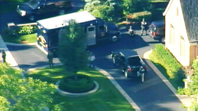 PHOTO: A West Bloomfield, Mich. police officer has been shot and killed during a standoff between police and a barricaded gunman, Sept. 9, 2012.