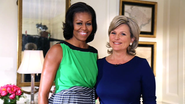 PHOTO: "Nightline" anchor Cynthia McFadden sat down with First Lady Michelle Obama for an exclusive interview at the White House.