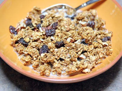 Erin Chase's pumpkin pecan granola recipe is shown here.