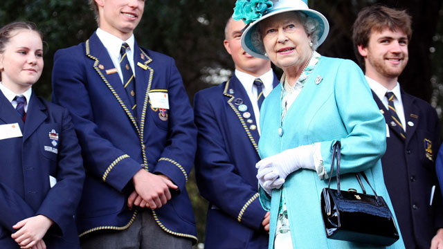 PHOTO: Queen Elizabeth II attends a State Reception held at Government House, Oct. 27, 2011 in Perth, Australia.