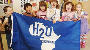 PHOTO: H20 for Life connects schools across America with schools in other countries that dont have clean bathrooms, sinks, or even running water. Incredibly, thats half of all the schools in the developing world.