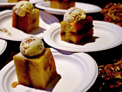 PHOTO: "Abe and Arthurs" french toast pudding is shown.