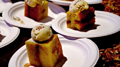 PHOTO: "Abe and Arthur's" french toast pudding is shown.