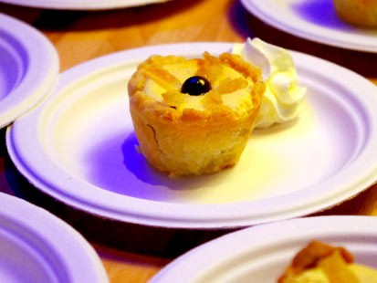 The black bottom lemon cream pie from