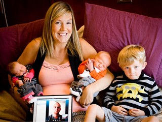 Father in Iraq Watches Birth of Twins Via Skype