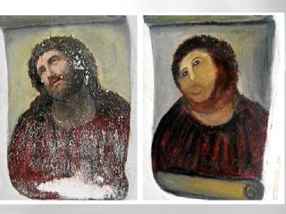 Elderly Woman Ruins Fresco in Restoration Attempt