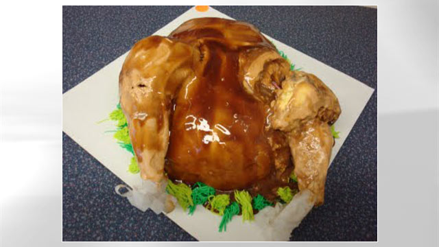 PHOTO: A Thanksgiving cake catastrophe is shown here from CakeWrecks.com.