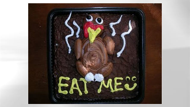 PHOTO: A Thanksgiving cake catastrophe is shown here from CakeWrecks.com.