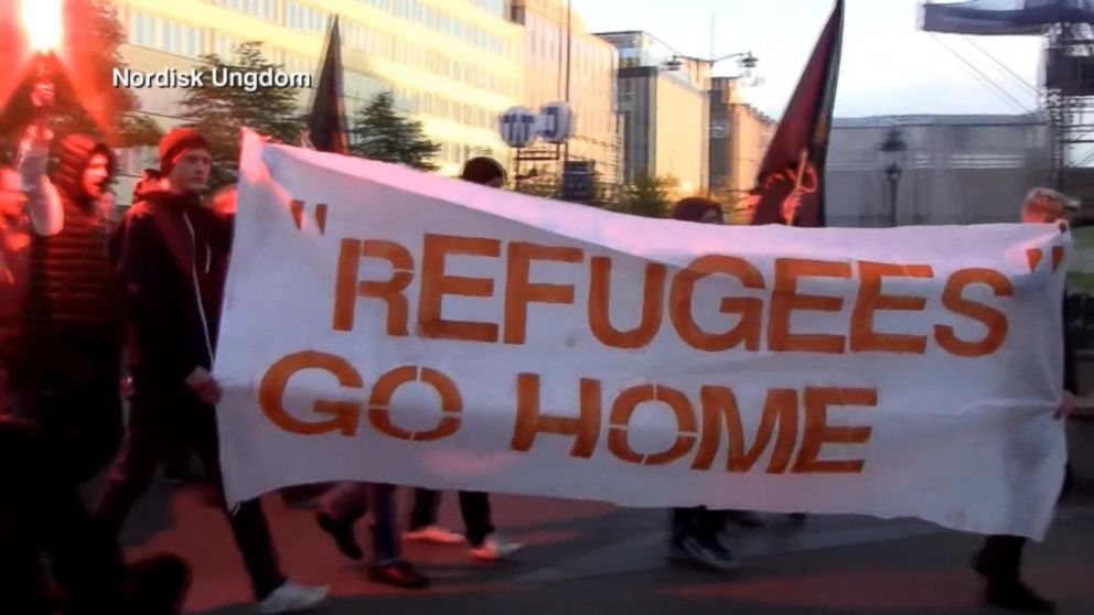 Anti Immigrant Protests Grow As Refugees Flood Europe Video Abc News