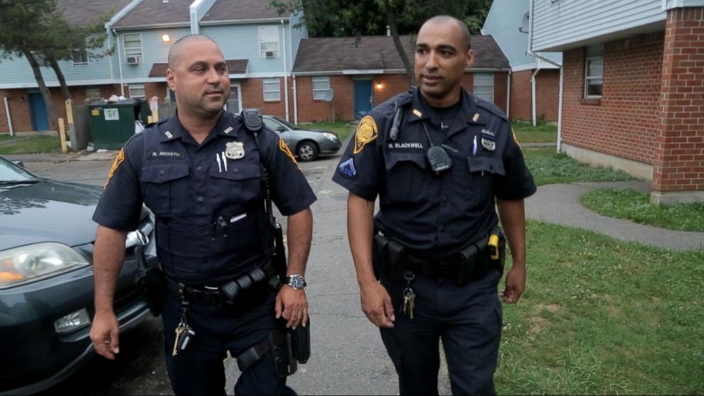 Black police white teen suspect taken photos