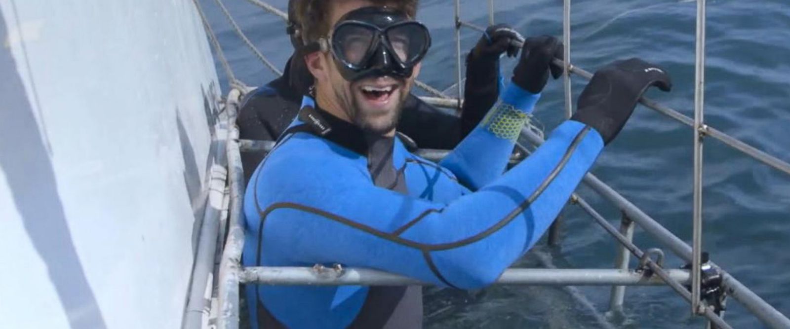 VIDEO: Michael Phelps on preparing for his race against great white shark
