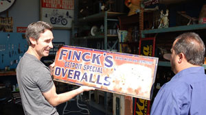 PHOTO "American Pickers" stars Mike Wolfe and Frank Fritz pick through dusty old barns and garages for antiques and collectibles.