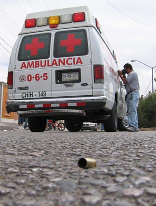 Photo: Mexican border violence.