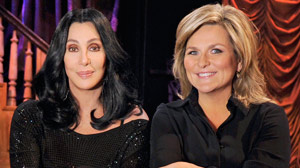 PHOTO Mega star Cher talks with "Nightlines" Cynthia McFadden about her new movie, "Burlesque," and her son Chaz, who has undergone gender reassignment surgery.