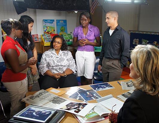 Bush Kids Reading on 9/11, Then & Now