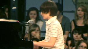 PHOTO Sixth grader Greyson Michael Chance performs a Lady Gaga song on Youtube.